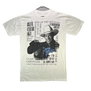 Vintage George Straight Adult GIANT XL One SIZE Country Western Music Graphic T